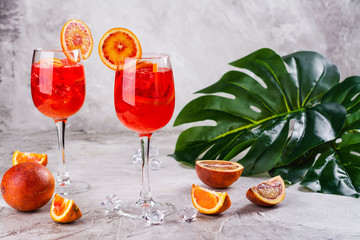 Italian Aperol Spritz cocktail