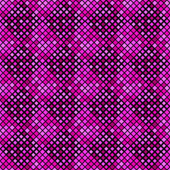 Deep abstract seamless square pattern background - pink vector graphic design from squares