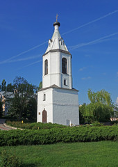 Fototapeta na wymiar St. Alexy Cathedral in Alekseevo-Akatov Monastery. Voronezh, Voronezh Region, Russia