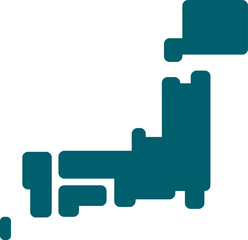 日本列島イラスト