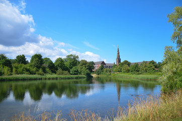 Fototapeta premium Christianshavn lakes, Copenhagen