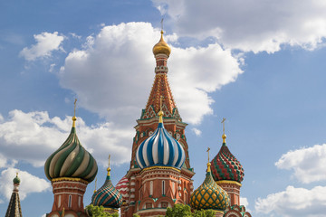 St. Basil's Cathedral on red square - 269837424