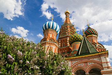 St. Basil's Cathedral on red square - 269837444