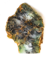 green geological natural stone malachite