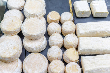 Cheese Display at the Farmer's Market
