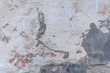  Texture, wall, concrete, it can be used as a background. Wall fragment with scratches and cracks