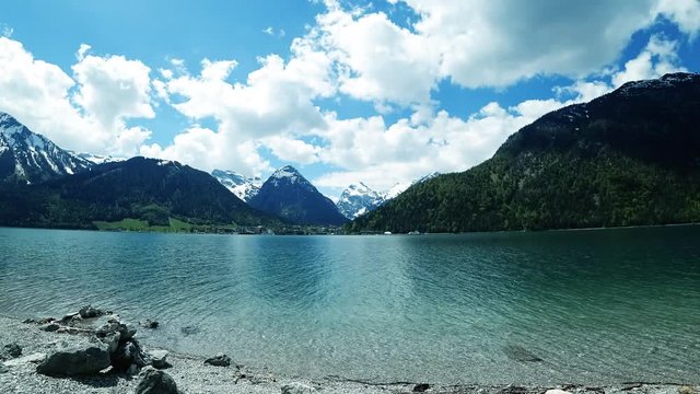 lake in mountains achensee austria tyrol (SL_Blue_intence)