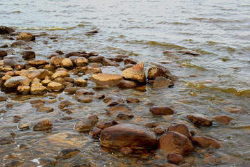 stones in water