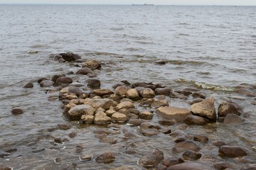 stones in water