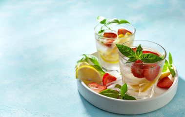 strawberry basil lemonade