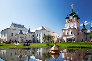 Rostov Kremlin on holiday, Rostov the Great, Golden ring, Russia