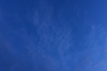 blue sky with clouds
