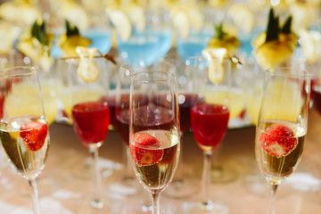 Colorful cocktails for special day