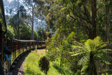 Old Steam train in Dangdenong moutain