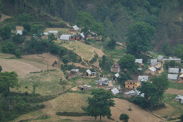 Village on Mountainside