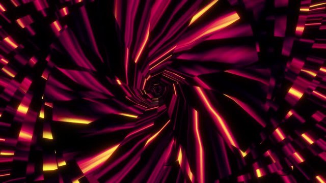 Abstract Electric Magenta Spiral Texture Loop Background