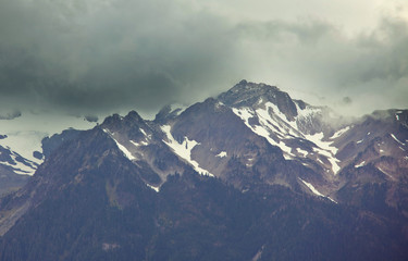 Fog in the mountains