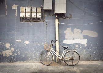 bicycle on the street, bic, China, street
