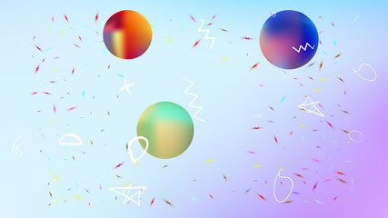 Creative abstract space background picture mesh.