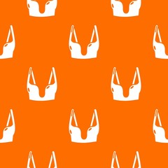 Brassiere women pattern vector orange for any web design best