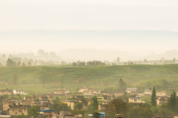 Rural residential buildings in southwest China.
