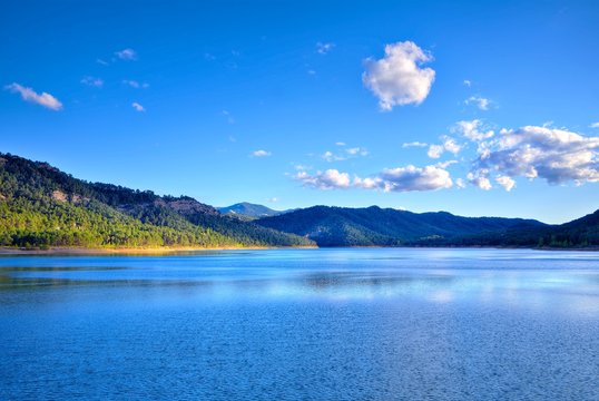 Pena dam in Beceite, Aragon. Spain