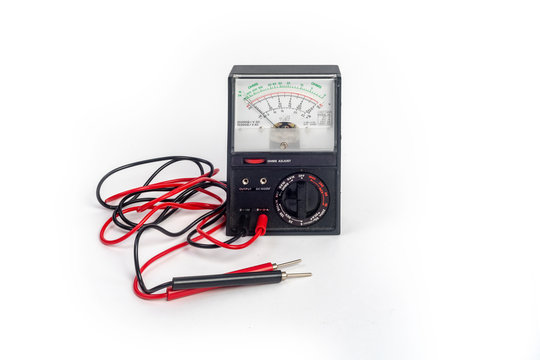 Analog multimeter, that combines several measurement functions in one unit. Vintage model