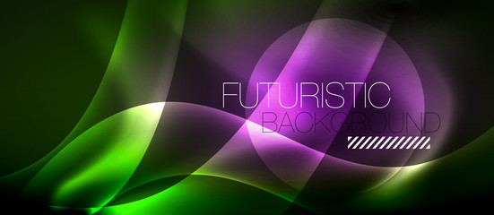 Glowing shiny light abstract background