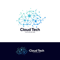 cloud logo designs template, tech logo designs concept