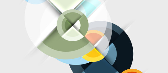 Obraz premium Geometric design abstract background - circles