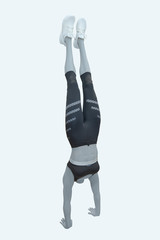 Full-length female mannequin.