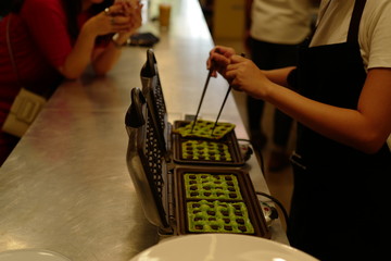 woman working in coffee shop