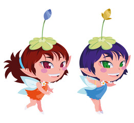 beautiful magic fairies characters