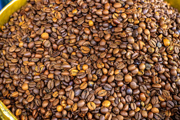 Traditional Spices at the market Marrakesh, Morocco