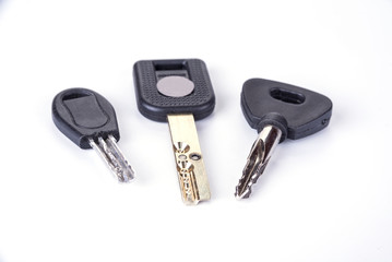 Special keys for property protection. Safety lock concept