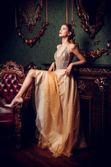 lady in interior