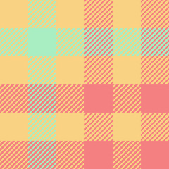 Plaid or tartan vector is background or texture in many color