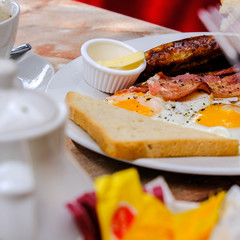 Traditional Cooked English Breakfast