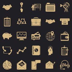 Public attitude icons set. Simple set of 25 public attitude vector icons for web for any design