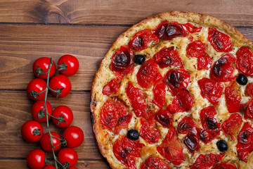 Focaccia typical food from Bari, Puglia