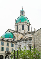 Fototapeta na wymiar Roman Catholic cathedral of the city of Como, Italy.