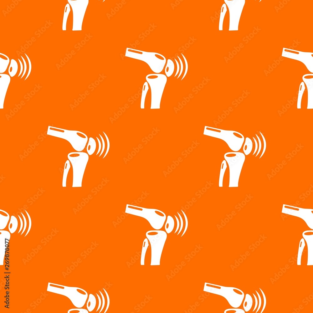 Aufkleber arthrit of knee pattern vector orange for any web design best