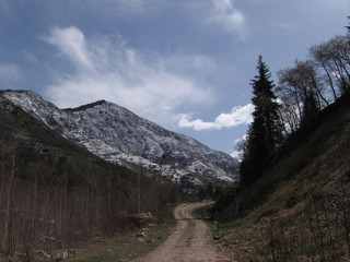 Fototapeta na wymiar Talgar mountains