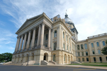 Fototapeta na wymiar Springfield, Illinois - State Capitol Building. Springfield, Illinois, USA.