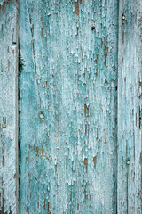 Rustic old wood plank background. Blue and green vintage texture background.  Blue grunge wood wall pattern. Blue wooden background.flat-lay