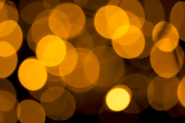 Shimmering blur spot lights on abstract background