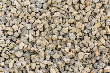 Stones texture and background. Rock texture . Crushed gravel background. Seamless texture of gravel for background. 