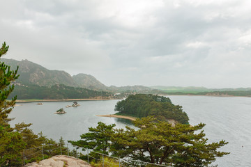 Lake Samilpo in south-eastern Kangwon Province North Korea