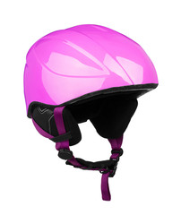 Ski helmet isolated