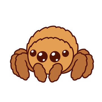 Cute cartoon spider